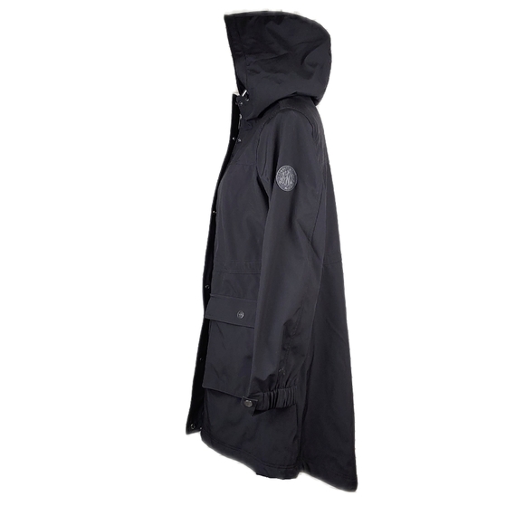 NWT DKNY $200 Ladies Water Resistant Hooded Adjustable Waist Long Lined Parka - Picture 5 of 12